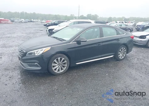 2017 Hyundai Sonata Sport from USA, damaged, VIN 5NPE34AFXHH524018